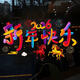 2026 New Year, Year of the Horse, Colorful Home and Car Dual-Purpose Glass Window Decoration Glue-Free Static Electric Body Sticker Happy New Year Pattern (Static Electric No Glue) 63*39cm Can Fit Car Rear Window