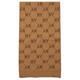 MLB letter printing nylon wool scarf, same style for men and women, couple model, brown brown F basic packaging-no box