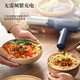 KDISV German brand noodle machine household noodle machine fully automatic noodle rolling machine wireless handheld charging dough machine electric upgraded model blue cleaning brush + enema + scraper + measuring cup wireless portable noodle machine - fast charge and long battery life