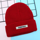Korean style knitted woolen hat for female students with large head circumference embroidered hat for men winter warm ear protection cold hat wholesale color mixed hair one size