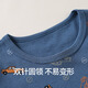 Hongdou children's pure cotton underwear set for boys and girls autumn clothes and autumn trousers autumn and winter warm low-collar cotton sweater M1197 blue gray 130