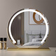 German LED home 2024 new countertop with light smart rotatable high-value dressing table mirror black 30 rechargeable