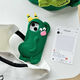 Yusenyi Cucumber Mobile Phone Funny Arms Cucumber Elf Apple 16promax mobile phone case 16/15/14/13/12pro anti-fall 16pro Cucumber Elf Green Apple 16pro