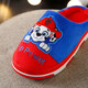 Paw Patrol (PAW PATROL) Children's Cotton Slippers for Boys Autumn and Winter Warm and Non-Slip Indoor Home Furry Slippers for Boys and Girls 1807 Paw Patrol Blue Archie 19 190 Inner Length 17.5cm
