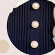 Yaochao Girls Judy Rabbit Sweater Dress 2025 New Baby Princess Dress Police Officer Dress High Quality College Style Dark Blue 90