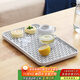 Yihutea (YIHUTEA) creative household drain tray tea tray multi-functional plastic tea tray saucer fruit tray storage drain tea tray household drain tray - large size