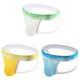 Underwear Men's Summer Breathable Mesh Thong Men's Sexy Fun Free-Take-Off Double Thongs Men's Shorts Headband White+Yellow+Blue M Size (Recommended 90-115Jin Jin is equal to 0.5 kg