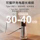 TOMEEM Electric Pepper Grinder Rechargeable External Adjustment Household Sichuan Pepper Black Pepper Sea Salt Grinding Bottle Seasoning Bottle External Adjustment Single-Silver Stainless Steel Grinder