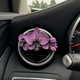 Yusenyi high-end car air conditioner air outlet aromatherapy car Phalaenopsis perfume butterfly light fragrance high-end ornaments new car gift striped west rose red butterfly air outlet free fragrance 1 bottle 1g