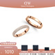 Daniel Wellington (DanielWellington) dw couple ring, star style, wide version of Star Glory + classic series couple rings, birthday gift, wide version of Star Glory + Star-Rose Gold (contact customer service for remarks)