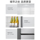 Haier refrigerator is the same style as household small double-door first-class energy-saving power-saving variable frequency air-cooled frost-free refrigerator for hotel rental 25 newly upgraded fresh food 188 upgraded antibacterial and odor-free 98L