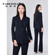 Fabersa high-end business suit for women autumn and winter professional temperament commuting small double-breasted suit jacket for women suit + small pants two-piece set (color can be noted) 3XL