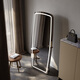 Miroir de vinaigrette Taza Miroir de chambre à coucher entier moderne Miroir de chambre à coucher pour le sol miroir en bronze à la maison Miroir à corps complet 1,8 m