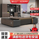 Mutini boss office desk and chair combination simple log light luxury office president supervisor high-end manager desk executive desk 2.6 meters luxury boss table double cabinet + boss chair