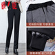 Yalu detachable down pants for women's outer wear 2025 winter new style straight high waist thickened white duck down warm cotton pants for mothers Jiujiang down pants for women 100% down - black micro-flare (open placket) S (recommended 80-95 Jin Jin equals 0.5 kg)