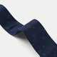 海澜之家（HLA）领带男时尚箭头形商务藏青正装领带男HZLAD5J022A 藏青花纹22 145cm