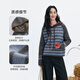 Birds and New Wine Spliced ​​Striped Colorful Gray Sweater Women's 2025 Winter New Slim Sweater Hoodie Striped Ash HNC02 Pre-sale November 28 S
