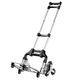 Delixi Electric Stair Climbing Trolley Household Up and Down Stairs Grocery Cart Stair Climbing Artifact Folding Trolley Stair Climbing Model PVC Crystal 6 Wheel Set + Universal 4 Small Wheels