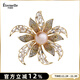 Eternelle French Eternal Bohemian Style Freshwater Pearl Brooch Women's High-end Exquisite 2025 New Corsage Bright Gold