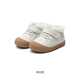 Ying's baby toddler shoes, winter casual cotton shoes, warm and velvet, versatile and comfortable shoes for boys, girls going out, off-white 22
