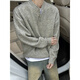 Cleanfit henley collar sweater men's autumn and winter warm sweater men's inner long-sleeved base sweater floral gray autumn and winter upgraded model M_95 to 115Jin Jin equals 0.5 kg can be worn