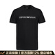 Armani (ARMANI) men's classic versatile fashion T-shirt 12006 gift black S