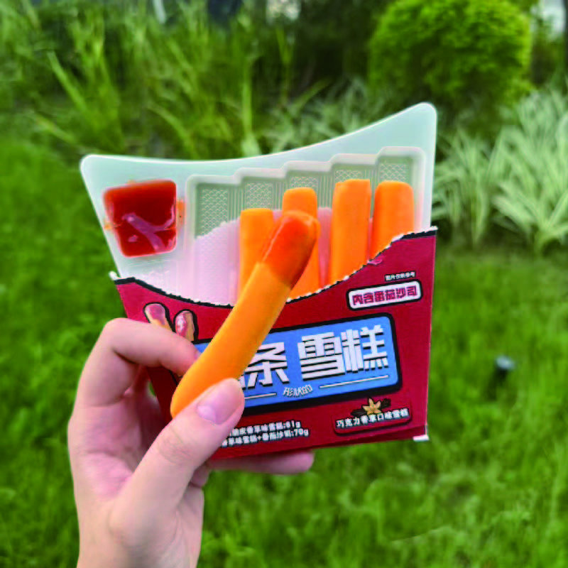 Naimi French fries shaped ice cream 70g