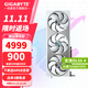 Carte graphique GIGABYTE RTX 5070 12G Magic Eagle/Snow Eagle/Super Eagle/Wind Demon/Falcon 2K/4K ordinateur de bureau jeu en direct peinture intelligente Ai rendu vidéo SD sous-phare RTX5070 Snow Eagle OC 12G