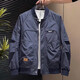 Baseball Jacket Men Spring Autumn Winter New Trendy Brand Workwear Men's American Retro Slim Fit Pilot Jacket Men Khaki XL Recommended Weight 135-150 Jin Jin is equal to 0.5 kg
