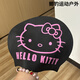 Women's special waterproof swimming cap for long hair, large head circumference, high elasticity, cute swimming cap, high appearance, white Kitty cat swimming cap + pink nose clip earplugs, long-wearing, waterproof