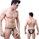 Ultra-thin Seamless Transparent Mesh Men's Underwear Stretch Sexy Briefs Sexy T-Pants T-Pants 2132 Black One Size