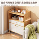 The middle shopkeeper's living room wall cabinet is made of solid wood ecological board. Small cabinet and vertical cabinet storage rack. Modern minimalist style storage cabinet. The following is a floor-standing model. Heightened base to avoid trapping dirt. Easy to tip. Do not