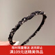 Xiangwan headband black rhinestone headband women's high-end going out hairpin hairpin face wash headband pressure hair headband headwear