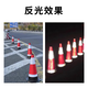 Mainotchi rubber and plastic road cone barrel round reflective warning parking construction roadblock pile ice cream cone warning sign 70 styles with ring