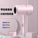 Hair dryer household foldable high-power dormitory silent blue light negative ion hair dryer pink basic folding model 800W national standard