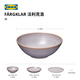 IKEA (IKEA) FARGKLAR Fariklo bowl high-looking bowl soup bowl eating bowl tableware light pink deep plate 23cm