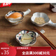 Mengyier Japanese-style multi-functional chopstick holder chopstick holder ceramic chopstick holder table tableware chopsticks pillow spoon can be used as a seasoning dish chopstick holder flavor dish