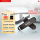 SanDisk 256GB USB3.2 Type-C dual interface DDE1 high-speed solid-state USB flash drive, read 1000MB/s, write 900MB/s, compatible with mobile phones and computers, large-capacity metal USB flash drives