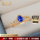 Haikai Ring Women's Blue Sapphire Water Drop Ring 18 Gold Luxury Jewelry Valentine's Day Birthday Gift Sapphire Ring/79 Points