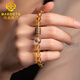 MARDOTG Brazilian Citrine Bracelet Women's Twelve Zodiac Buddha Crystal Bracelet Gift for Girlfriend Horse - Mahasthamaprapta Bodhisattva 8 Bead Diameter