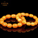 Layun Feiyin collection-grade natural old beeswax bracelet 7A presbyopic wax amber bracelet date bead single circle men's and women's Buddhist bead bracelet 10-11mm+ suitable for girls (selected delivery)