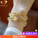 GONMCEAN Citrine Bracelet for Women Pixiu Year Bracelet for Girlfriend Amulet Gift 6mm-Good Luck Bead Style