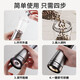 TOMEEM Electric Pepper Grinder Rechargeable External Adjustment Household Sichuan Pepper Black Pepper Sea Salt Grinding Bottle Seasoning Bottle External Adjustment Single-Silver Stainless Steel Grinder