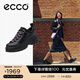 ECCO* Casual Shoes for Women Thick-soled Leather Casual Sports Shoes for Women Trace 220713 HL Black 22071351052 36