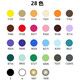 
StaA 1000 acrylic marker waterproof single DIY color set hand-painted clothes mobile phone case color doodle pen color notepad marker painted pen 1000 new R826 aster color