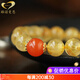 GONMCEAN Blonde Crystal Bracelet Zodiac Year Jewelry Zodiac Bracelet Female Gift 10mm Model Puxian Bodhisattva Dragon Snake