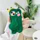 Yusenyi Cucumber Mobile Phone Funny Arms Cucumber Elf Apple 16promax mobile phone case 16/15/14/13/12pro anti-fall 16pro Cucumber Elf Green Apple 16pro
