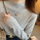 Yu Zhaolin half turtleneck sweater women's base sweater soft and sweet inner layer 25 new autumn and winter style outer top
