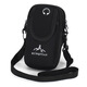 New sports arm bag outdoor fitness running mobile phone arm bag men and women cycling wrist bag arm strap bag lightweight black (normal version without straps two layers