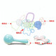 Yoshida Hisamori Boiled Rattle Toy Baby Teether Toy Manhattan Ball Hand Catch Ball Baby Hand Catch Ball + Banana Teether + Chain